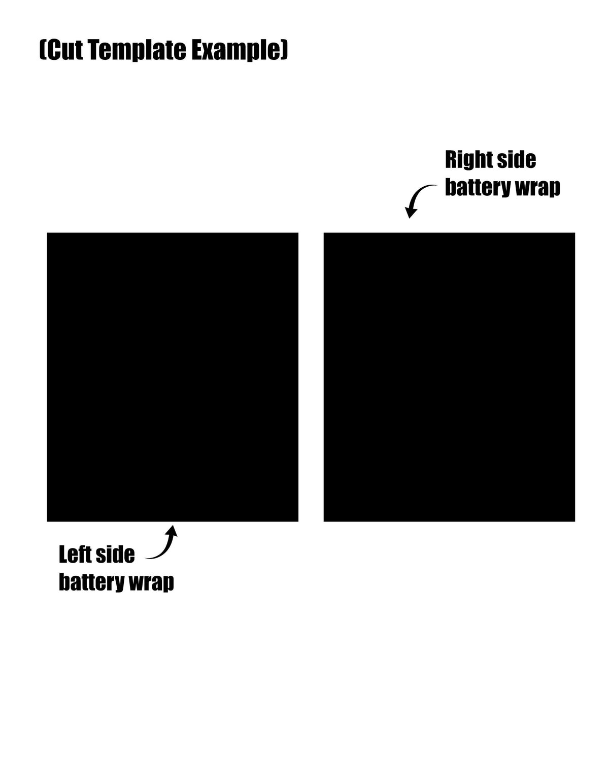 E-Bike "invisible" Black Battery Wrap