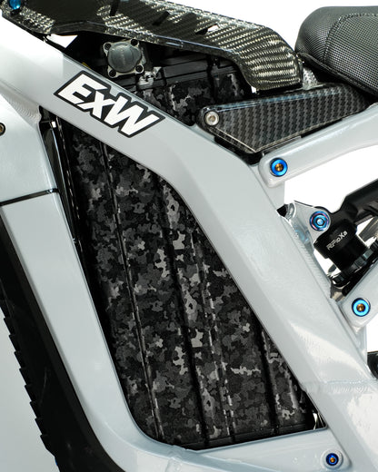 E-Bike ShadowSlate Black Camouflage Battery Wrap